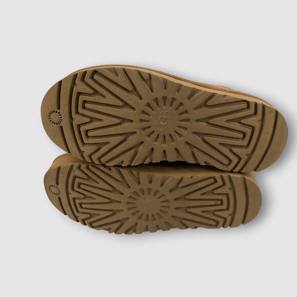 UGG Classic Neumel Zip Suede Platform Boots Chestnut Women’s Size 8 - Picture 7 of 9